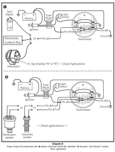 Vdo Tach Wiring Instructions Diagram